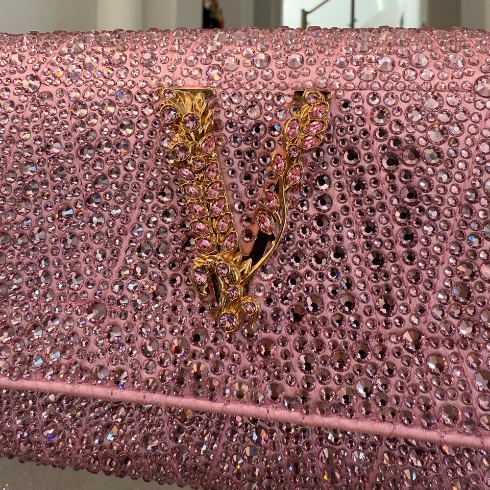 NWT Pink Virtus Crystal Crossbody Bag - Picture 3 of 6
